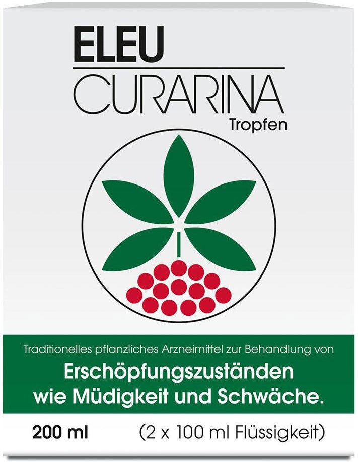 Eleu Curarina Tropfen 1ml Taigawurzel-Fluidextrakt 2x100 ml zum Einnehmen