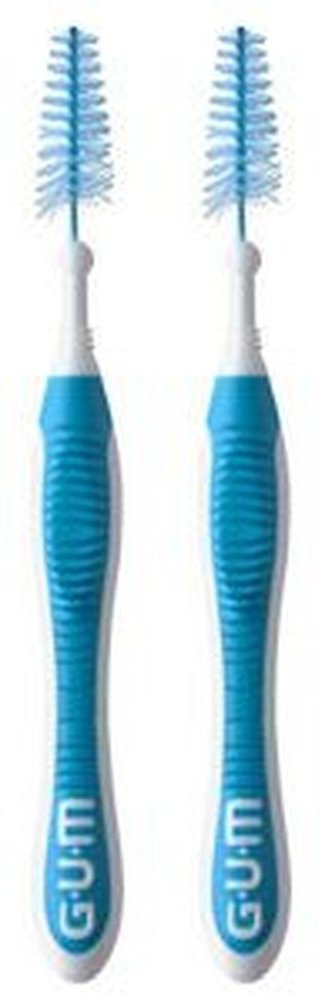 GUM Trav-Ler Blau Ta1.6 IN x2 2x6 St Zahnbürste