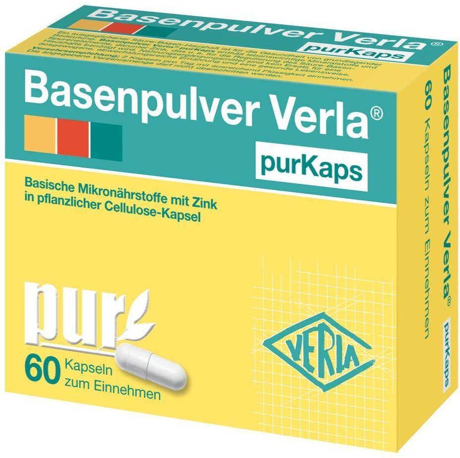 Basenpulver Verla purKaps 60 St Kapseln
