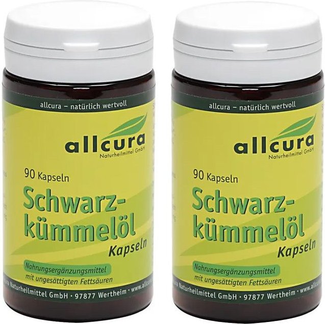 allcura Schwarzkümmelöl Kapseln x2 2x90 St