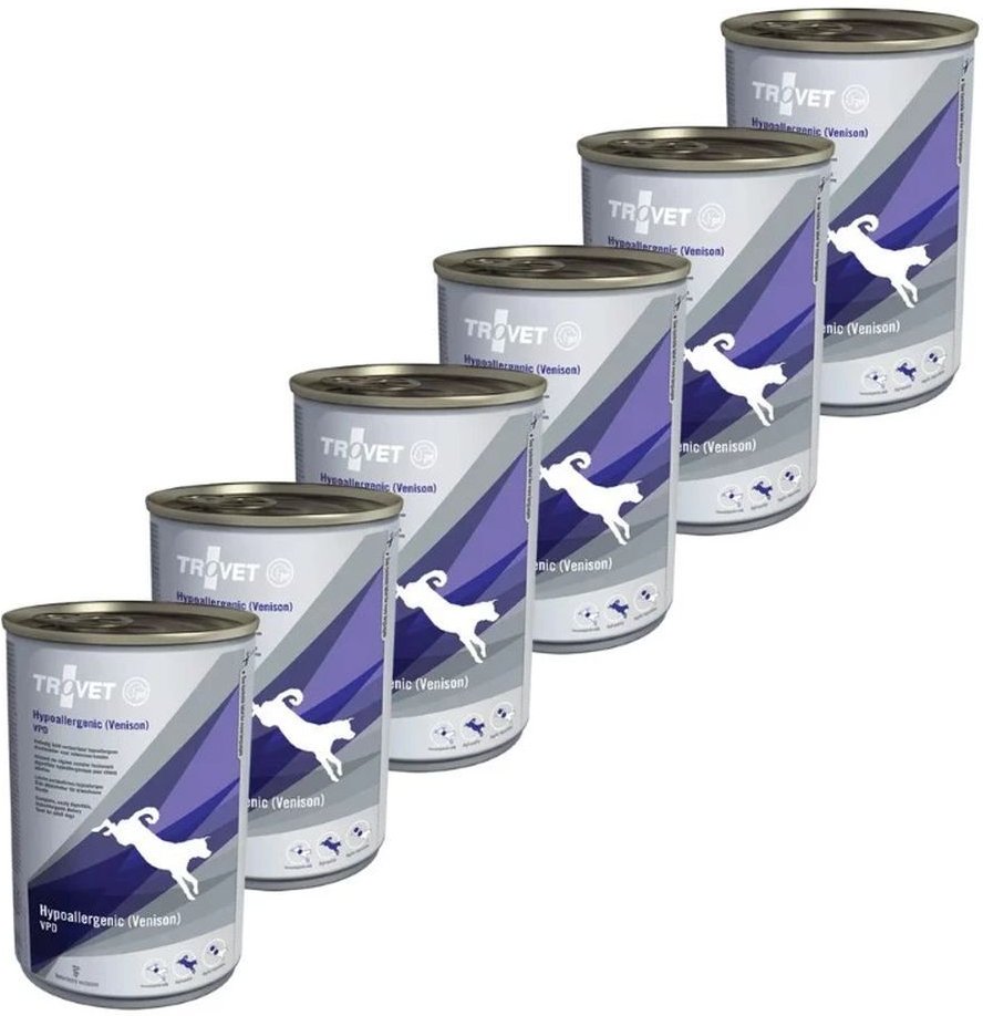 Trovet Hypoallergenic Hond Natvoeding 6x400g 6x400 g Dose
