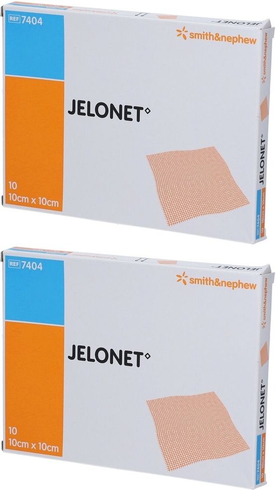 Jelonet Paraffingaze 10x10 cm steril 2x 2x10 St Wundgaze