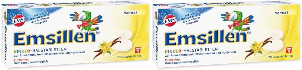 Emsillen Kinder Hals Vanil x2 2x20 St Lutschtabletten