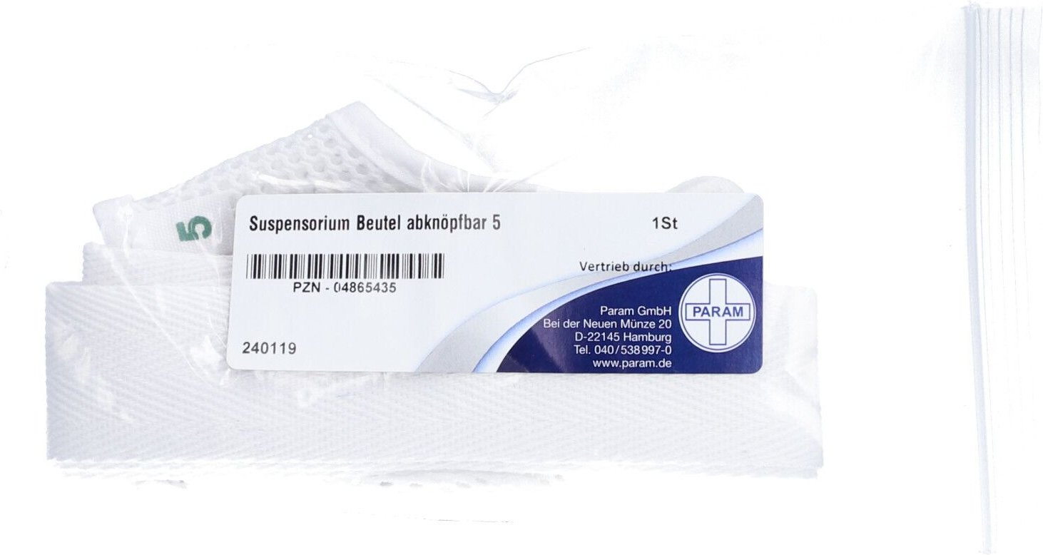 Suspensorium Gr.5 abknöpfb.Btl. 1 St Schutzhüllen