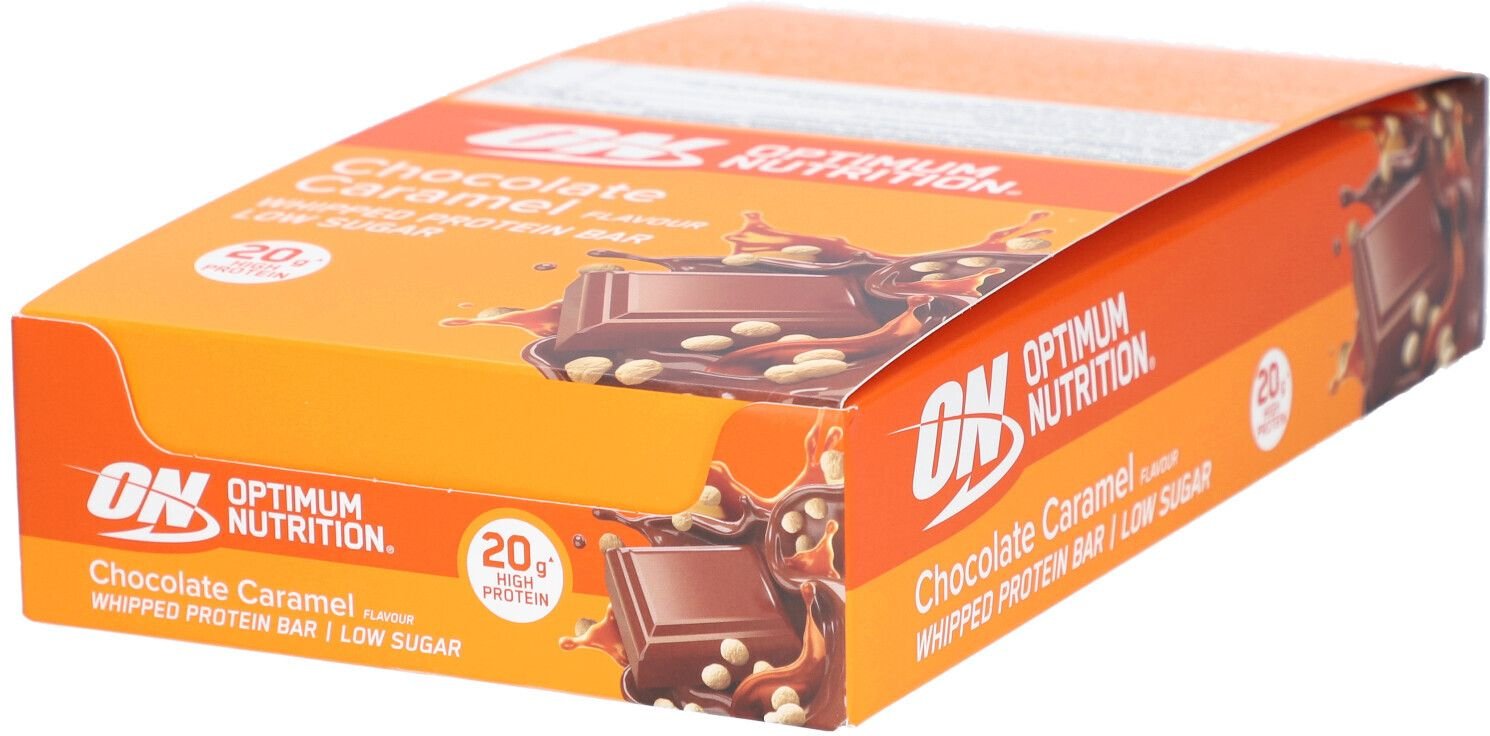 Optimum Nutrition Whipped Choc Caramel BAR Hfss 60G 10x60 g Riegel
