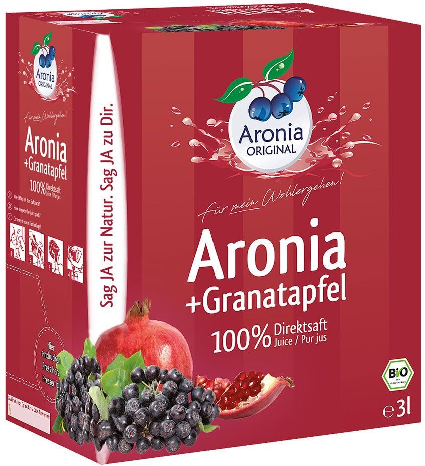Thumbnail - Aronia+Granatapfel Saft BiB Bio FH 3 l