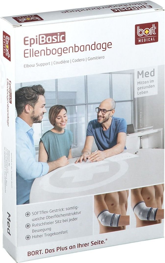 Bort EpiBasic Bandage M schwarz 1 St Bandage(s)