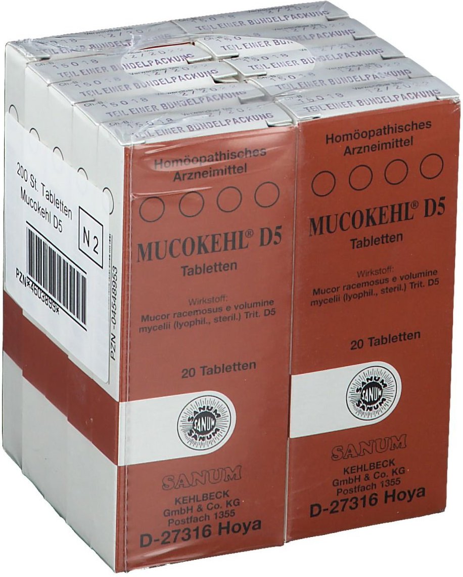 Mucokehl Tabletten D 5