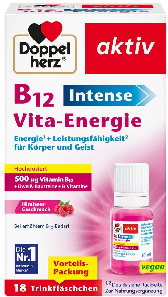 Doppelherz B12 Intense Vita-Energie Trinkfl. 18 St Trinkampullen