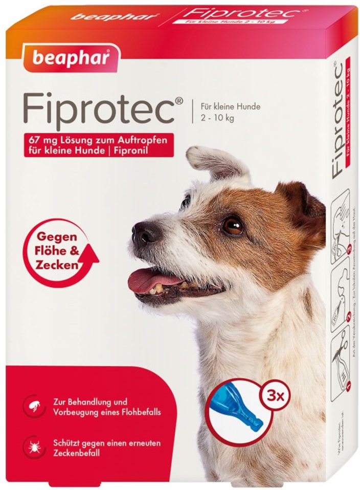Thumbnail - Fiprotec 67 mg Lösung z.Auftr.f.kleine Hunde 3x0,67 ml Tropfen
