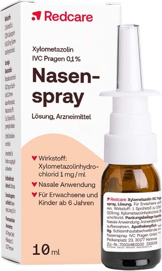 Xylometazolin IVC Pragen 0,1% Nasenspray Lösung 10 ml