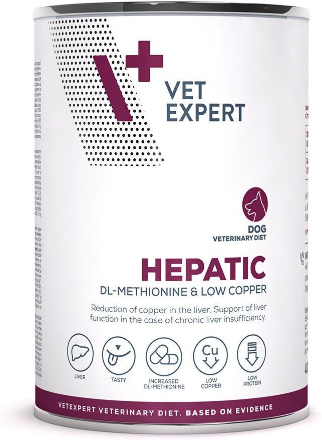 Vetexpert Hepatic DOG DS 400 g Futter
