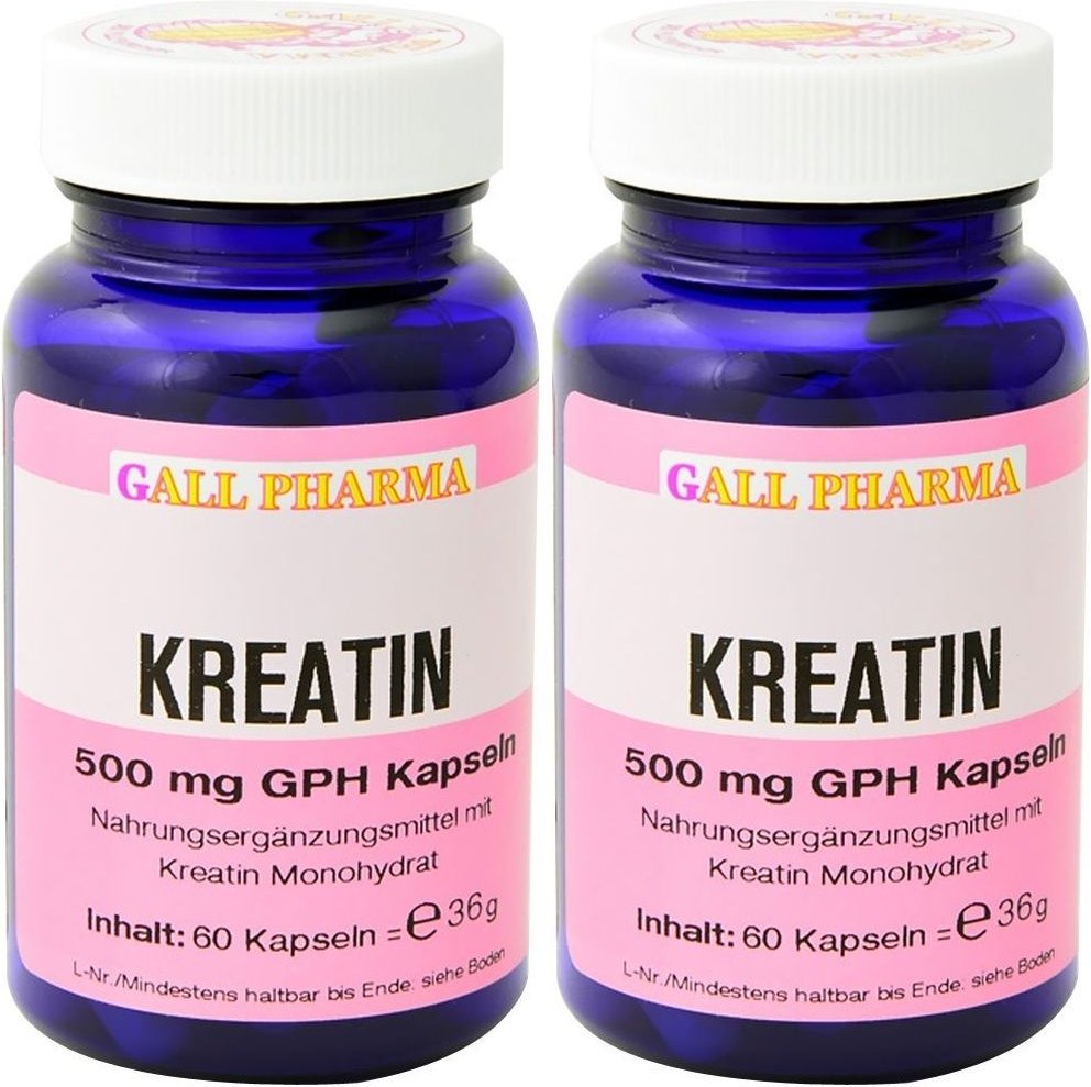 Kreatin GPH 500Mg x2 2x60 St Kapseln
