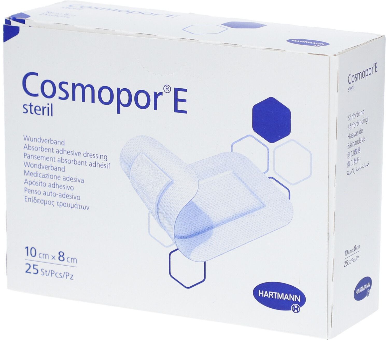 Cosmopor E Schnellverband 10cmx8cm steril 25 Stk St Salbenverband