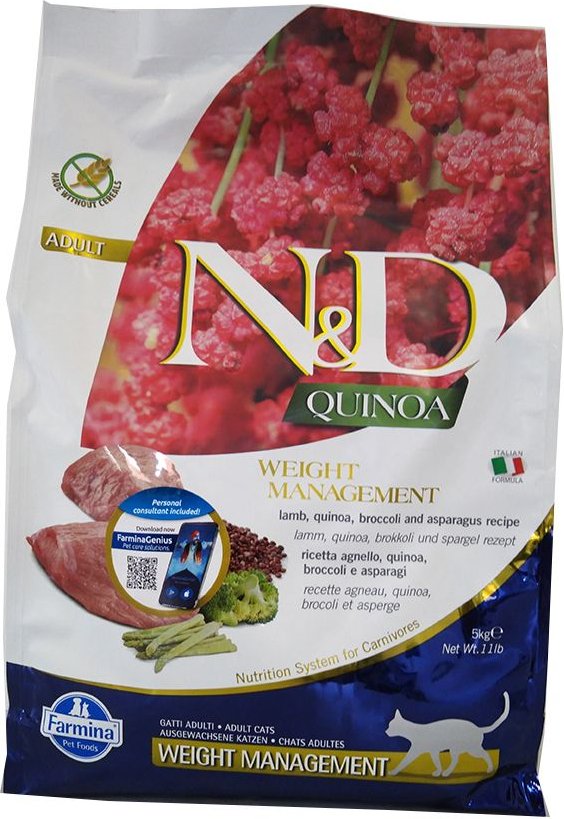 N&D CAT Quinoa Weight Manag5Kg 5000 g Futter