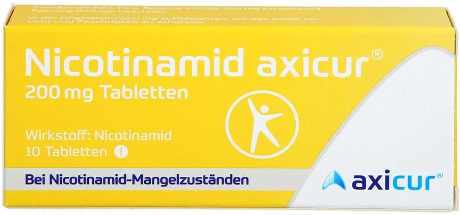 Nicotinamid axicur 200 mg Tabletten