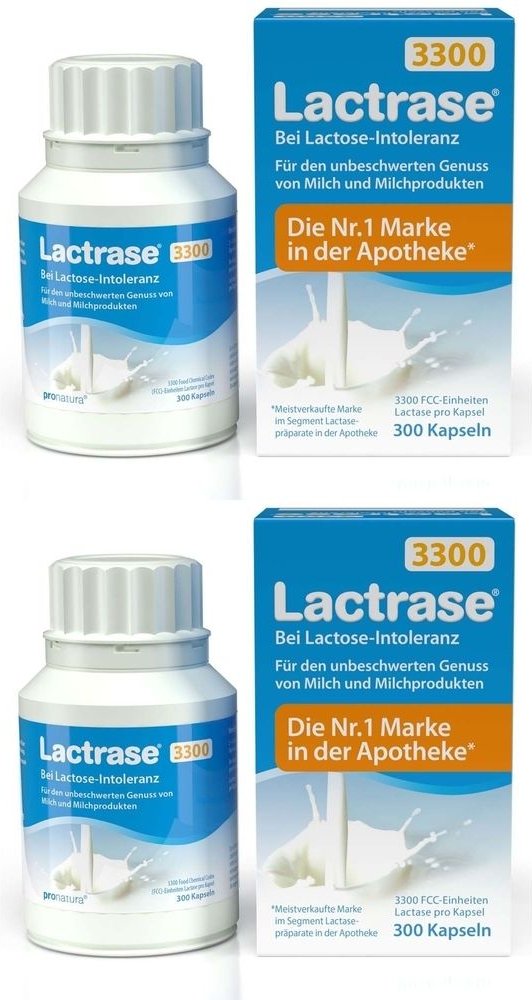 Lactrase 3.300 FCC Kapseln 2x 2x300 St