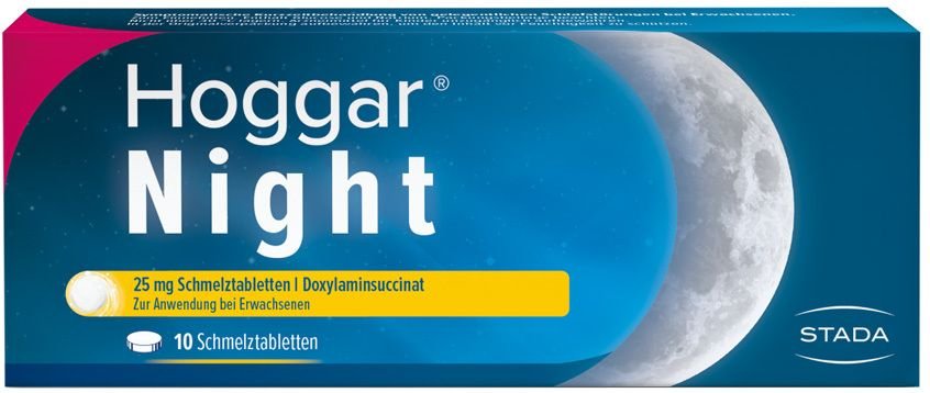 Hoggar Night 25 mg Doxylamin Schlaf-Schmelztabletten