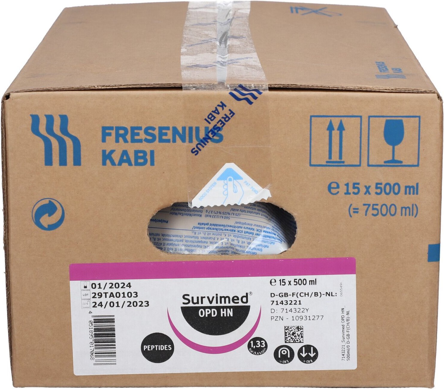 Survimed OPD HN flüssig 15x500 ml Flüssigkeit