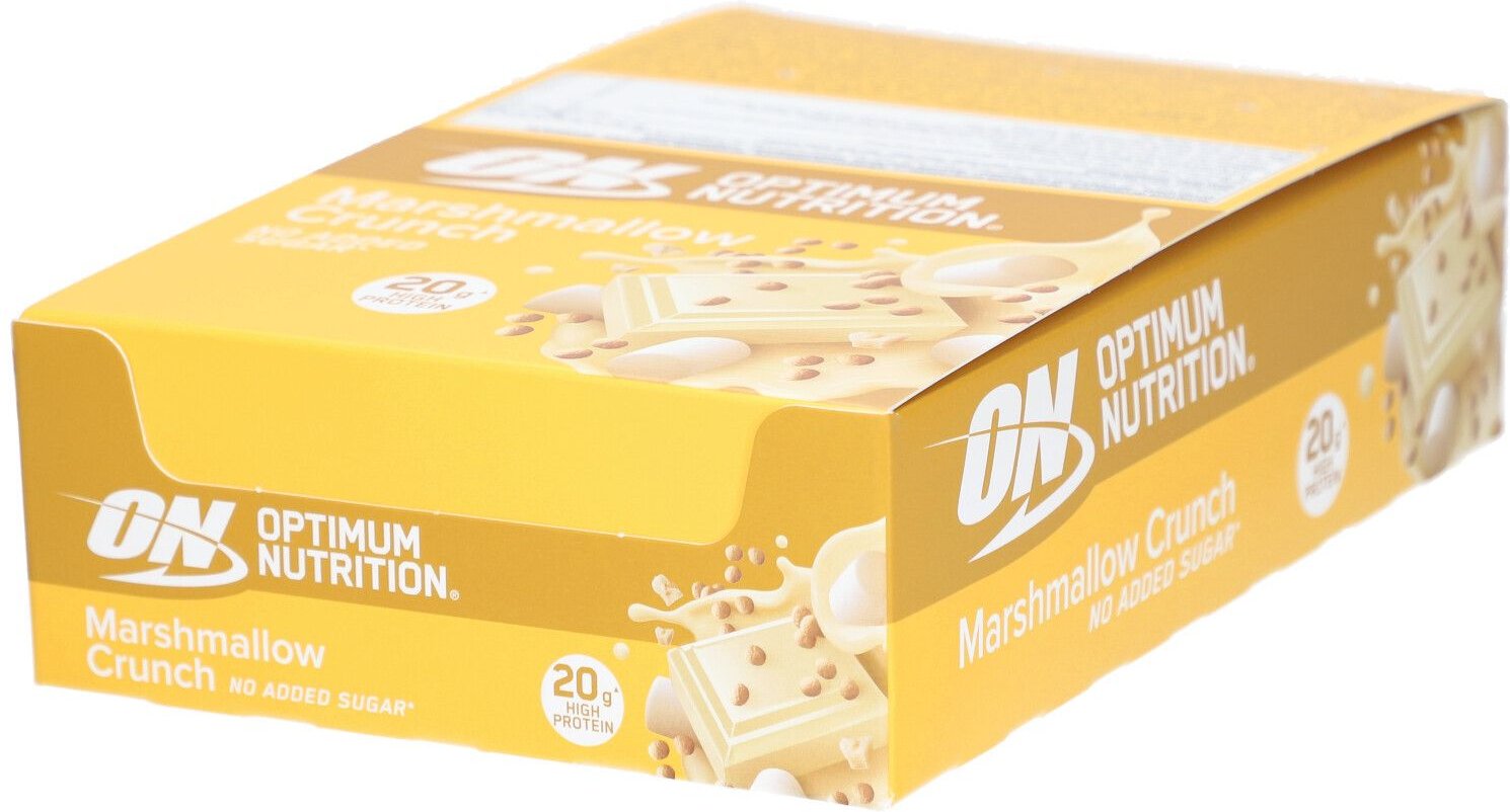 Optimum Nutrition Crispy Protein Bar 65G Marshmallow 10x65 g Riegel