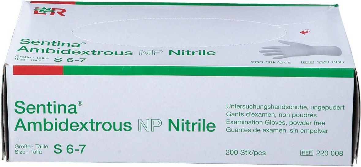 Sentina Ambidextrous Nitrile U-Hands.unsteril Gr.S 200 St Handschuhe