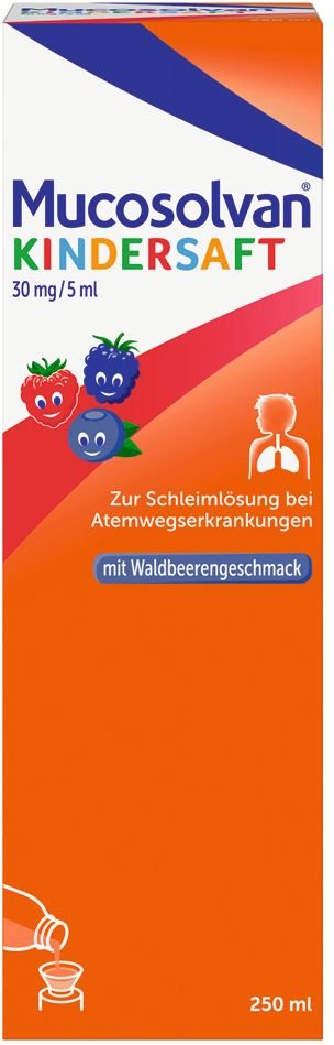 Mucosolvan Kindersaft 30 mg/5 ml 250 Lösung zum Einnehmen