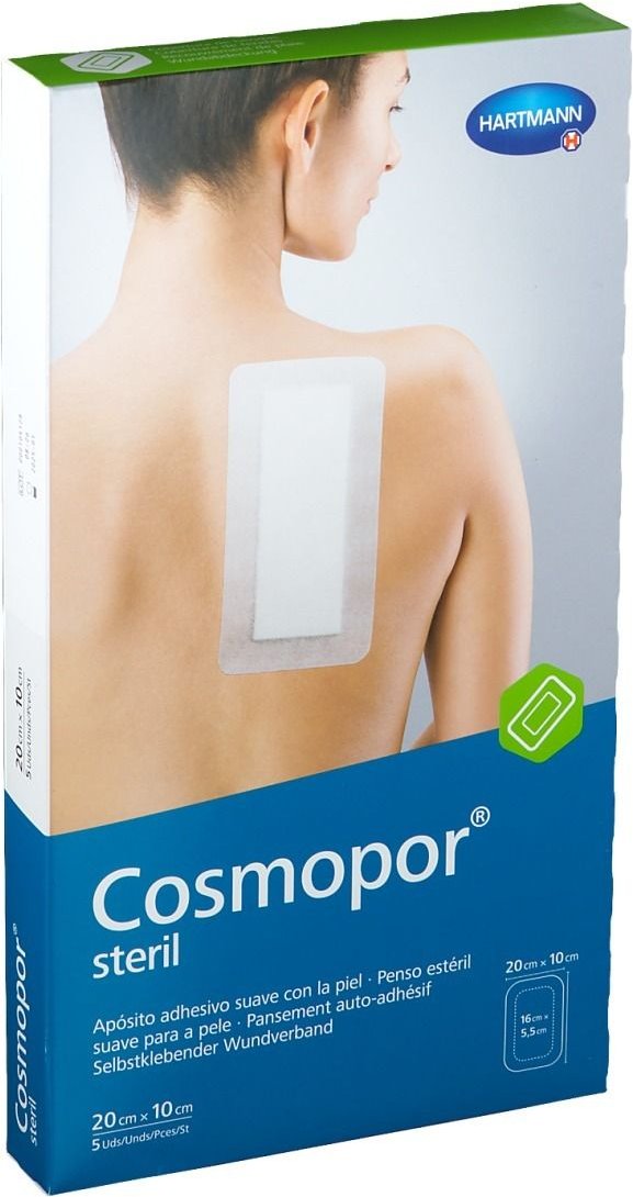 Cosmopor steril Wundverband 10x20 cm 5 St Pflaster