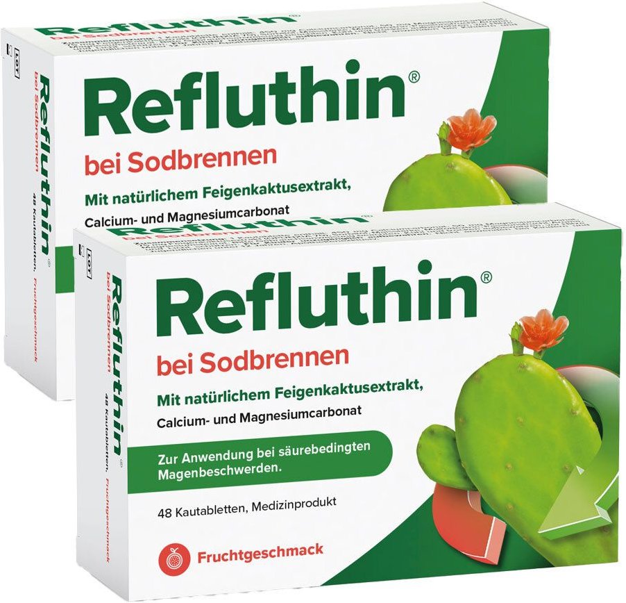 Refluthin 2x 48 Frucht 2x48 St Kautabletten