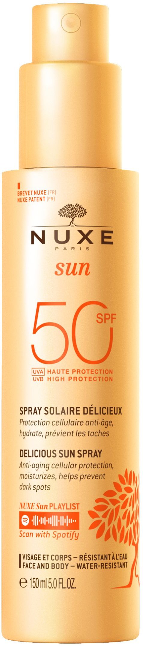 Nuxe Sun Sonnenspray Gesicht & Körper LSF 50 150 ml Creme