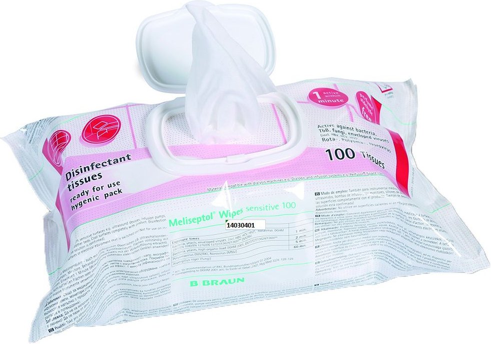 Meliseptol Wipes sensitive 100 St Tücher