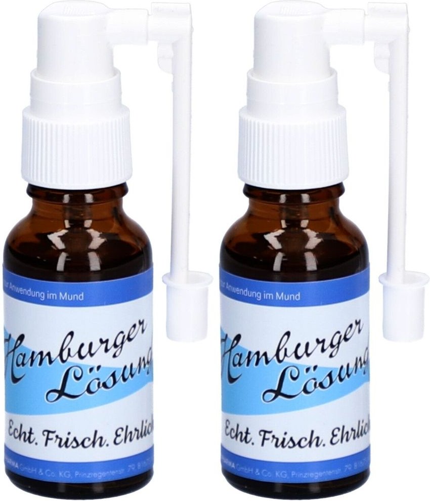 Hamburger Lösung Mundspray 2x 2x20 ml Spray