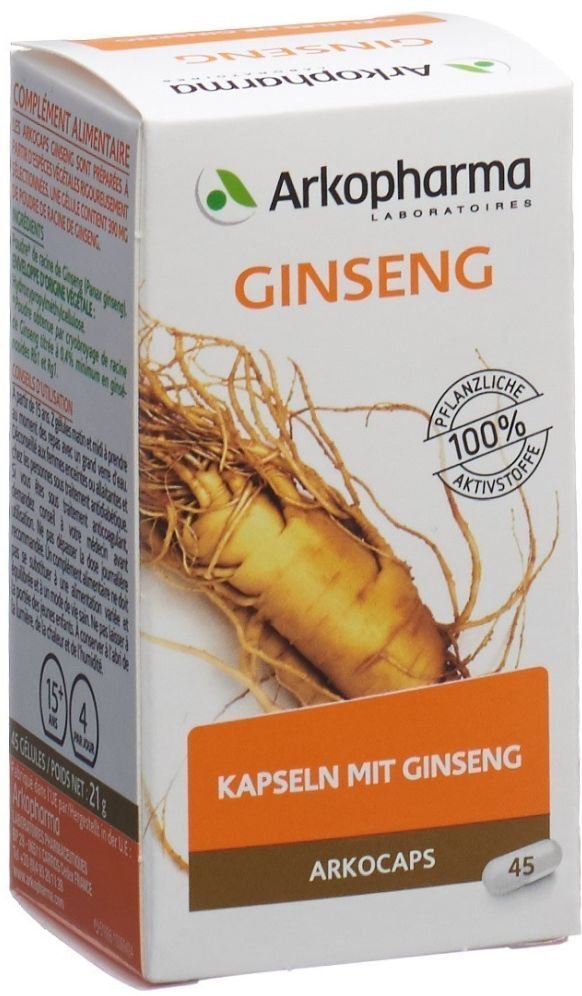 Arkocaps Ginseng Kaps Ds 45 Stk St Kapseln
