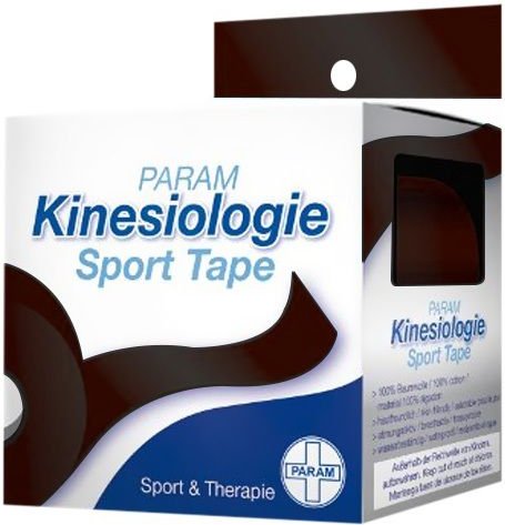 Kinesiologie Sport Tape 5 cmx5 m schwarz 1 St Verband