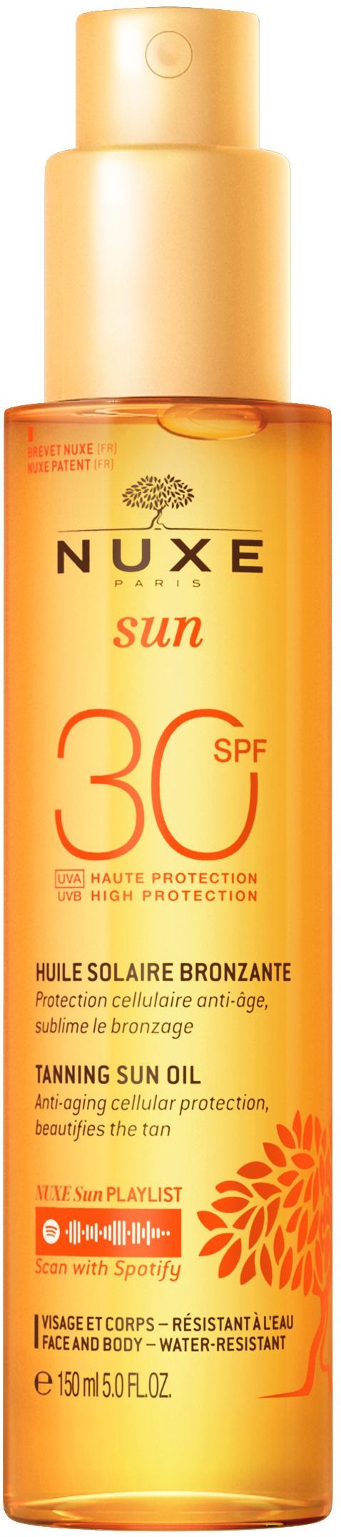 Nuxe Sun Sonnenöl Gesicht & Körper LSF 30 150 ml Öl