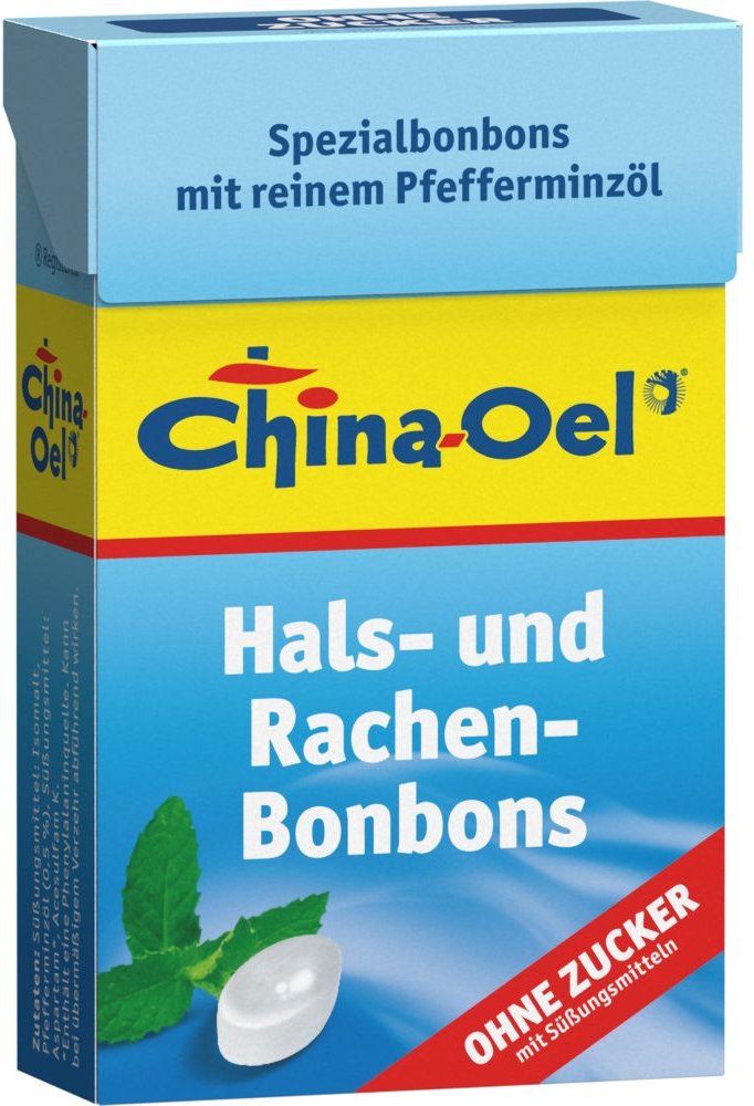 China ÖL Hals- u.Hustenbonbons o.Zucker 40 g Bonbons