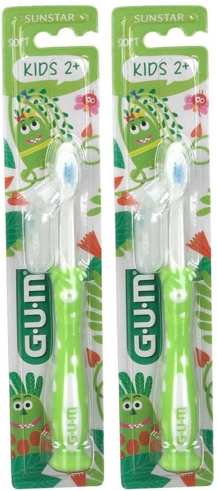 GUM Kids Zahnbürste 2-6 Jahre 2x 2x1 St