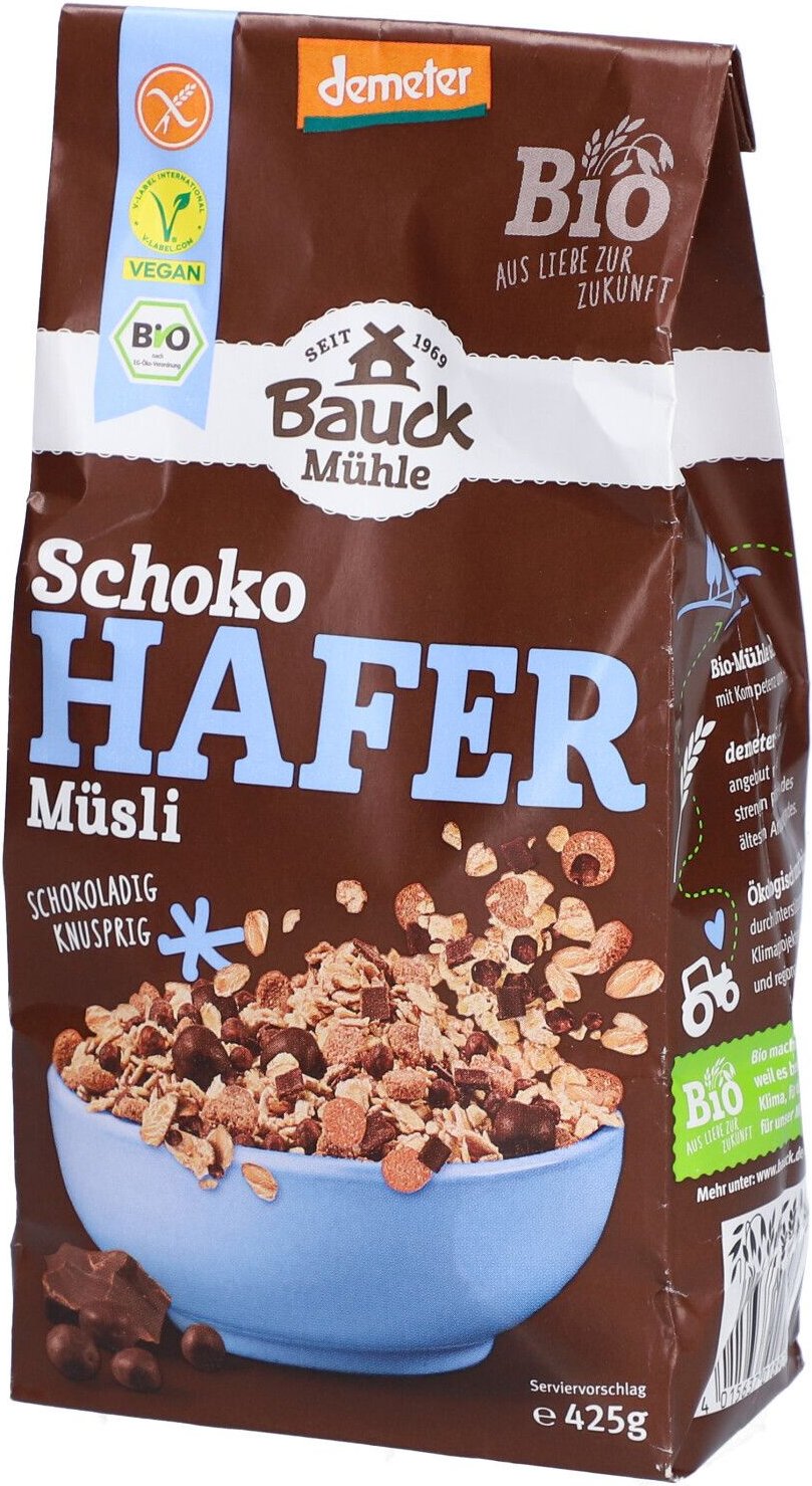 Thumbnail - Bauck Hafermuesli Schoko Bio 425 g Pulver