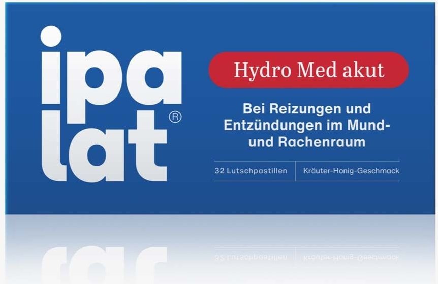 Ipalat Hydro Med akut Lutschpastillen 32 St