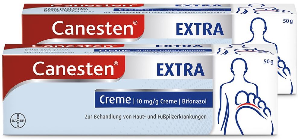 Doppelpack Canesten Extra Bifonazol Creme 2x50 g