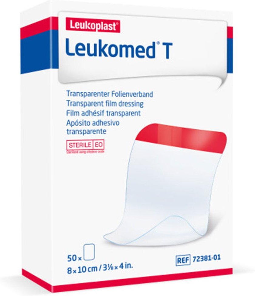 Leukomed transp.sterile Pflaster 8x10 cm 50 St