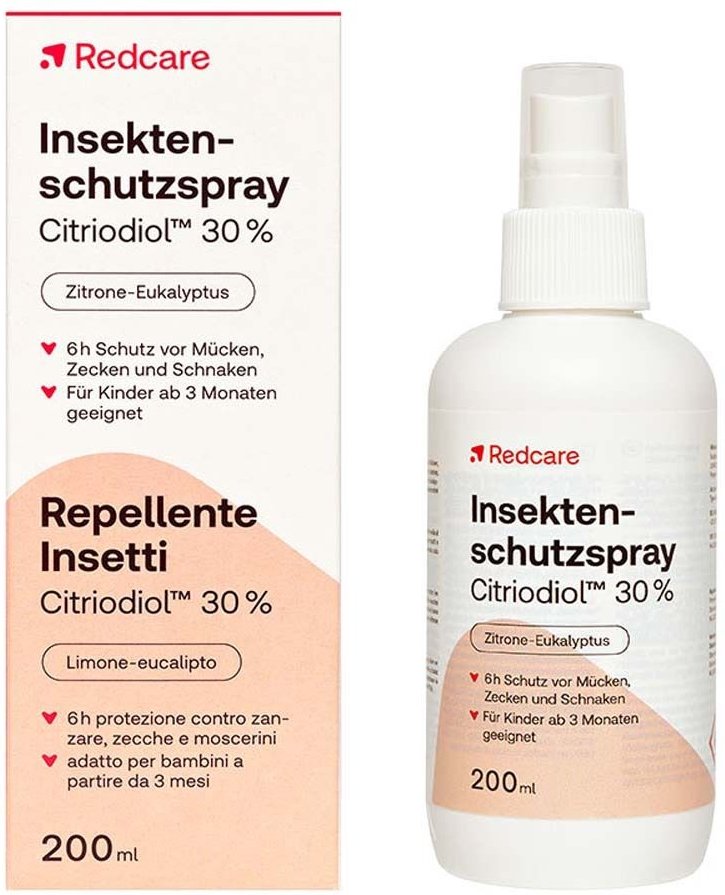 Redcare Insektenschutzspray Citriodiol 30% 200 ml Dosierspray
