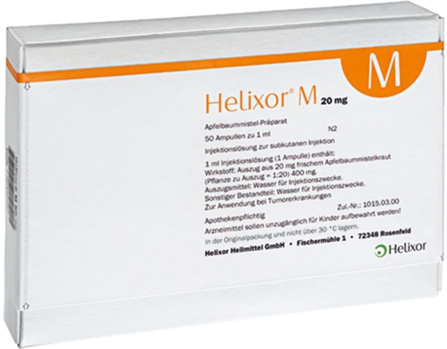 Helixor M Ampullen 20 mg 50 St