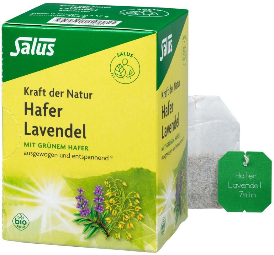 Hafer Lavendel Tee Bio Salus Filterbeutel 15 St