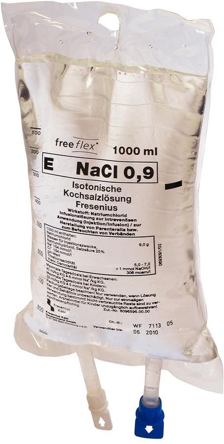 Isotonische Kochsalzlösung Fresenius freeflex