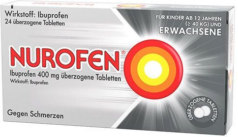Nurofen Ibuprofen 400 mg überzogene Tabletten 24 St Überzogene