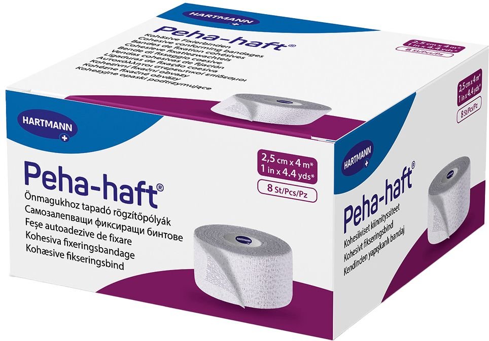 Peha-Haft Fixierbinde latexfrei 2,5 cmx4 m 8 St Binden