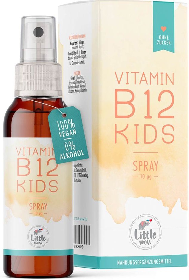 Little Wow Vitamin B12 Kids Mundspray Kinder vegan 25 ml Spray