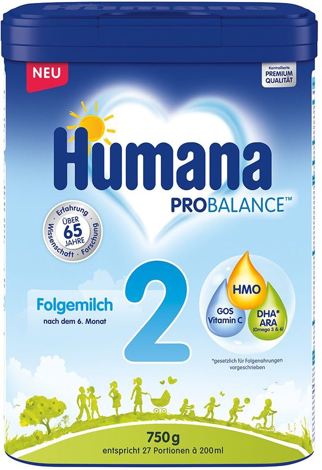 Humana Probalance Folgemilch 2 HMO Pulver 750 g