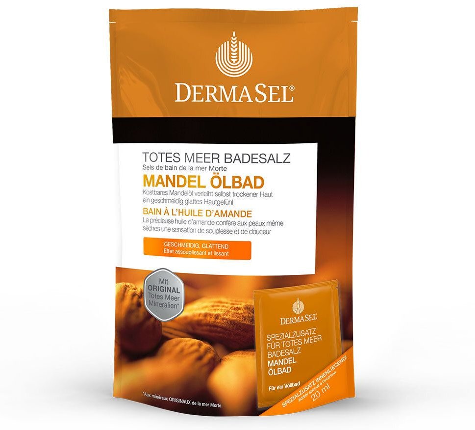 Dermasel Totes Meer Badesalz+Mandel SPA 1 St Kombipackung