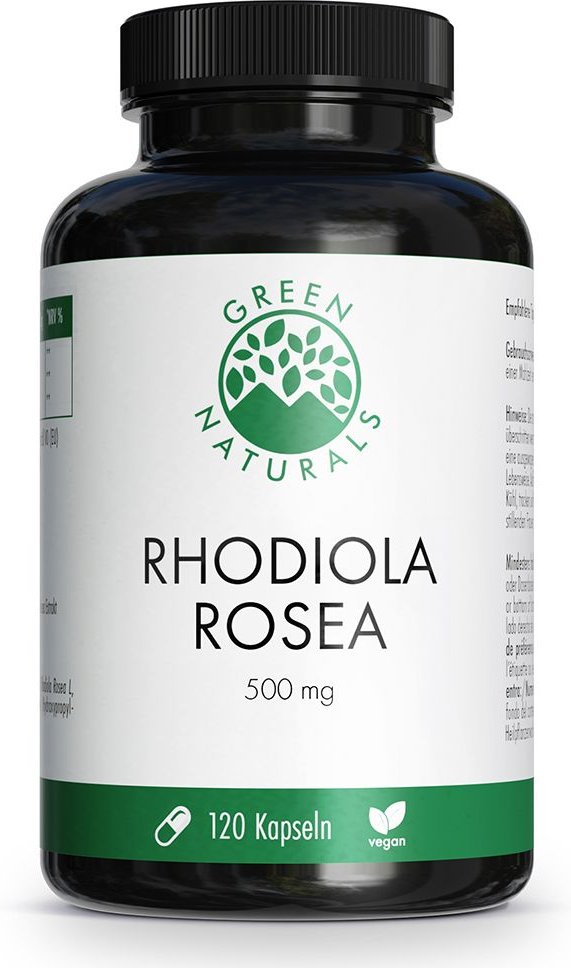 Green Naturals Rhodiola Rosea 500 mg hochdos.Kaps. 120 St Kapseln
